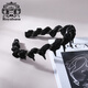 Royal sasa royal salsa large tooth comb hair hoop broken hair wavy headband high skull versatile hairpin imitation crystal headband hair accessories