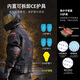 
DuHAN (DUHAN) motorcycle riding suit men's four-season anti-fall motorcycle suit off-road racing suit knight's pants black suit (top + pants) 2XL