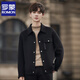 ROMON double-sided wool woolen men's jacket autumn and winter 2024 new high-end girl jacket men's short top brown S