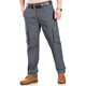Jeep Jeep Frühling und Sommer neue Arbeit Hosen Freizeithosen Herrenhosen Elastizität Lose Großgröße Casual Multi-Pack Hosen Lange Hosen B9923 Grau Größe 34 Größe 2ft 6 Taillenkreis