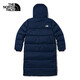 The North Face North Down Jacket Men's and Women's Outdoor 550 Puff Mid-Length Down Jacket 81P7 8K2/Blue XL