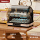 Hanze Hanze tea cup tea set disinfection cabinet household small desktop tea cup disinfection storage cabinet office desktop disinfection tea cup cabinet kung fu tea cup disinfection and drying one star 50L large capacity (UV sterilization + heat drying + deodorization)
