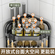 Jiuqiangu Corner Condiment Rack Condiment Rack Condiment Bottle Box Hook Large Capacity Countertop Storage Basket 6370