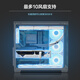 华硕海王星 黑色全视海景房机箱 双仓设计/支持360水冷/免工具拆卸/最大10风扇支持/无立柱设计