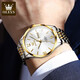 
Top 10 OLEVS Brands Swiss Certified Watch Men's Mechanical Watch Fully Automatic Double Calendar Luminous Waterproof Business Men's Watch Olevs9928 Men-Steel Belt White Free Engraving