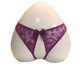 Sexy hollow underwear for women butterfly elements are convenient for dating for men and you lace open-stand thong black