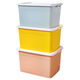 Rongtao Extra Large Thick Plastic Storage Box Storage Box Covered Storage Box Clothes Quilt Storage Week Sky Blue Two Pieces for 250 RMB 250 RMB