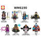 
F Fangcheng FORANGE Anime One Piece Third-party Building Blocks Tiles Luffy Ace Whitebeard Sanji Bucky Seven Warriors Sea Assembly Toys WM6187-6189 Pirates 24