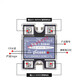 Einphasen-Festkörper-Relais SSR-1 D4840 DC-kontrolliertes AC 40-AMP SSR-40DA DC-kontrollierter AC 60A