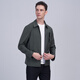 Lucadilong Spring and Summer [Italian REDA Wool] Retro Wearing Business Casual Jacket Men's Jacket Military Green L (50)