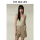 THE SEA LIFE欧海一生 吊带背心女2024夏季内搭修身多色小吊带15736 米杏色 M