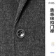 杉杉【羊毛加厚】西服男春秋新款商务休闲上衣垂感易打理西装外套男 灰格 48 175/92A