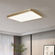 Herzspiegel Vollkupfer Decken Deckenleuchte Villa-Tür Licht Chinesischer Balkon Eingangshalle Gang Anti-Moskito-Eingangstür Licht x3891-500/Quadrat
