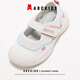 ABC Children pour enfants Chaussures pour filles Big Toe Chaussures confortables et légères Princess Chaussures Chaussures de sport pour enfants 3576 mètres Rose bleue Taille 29