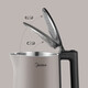 Midea Electric Lektle Бесплатная все сталь пищевая пищевая пища 316 из нержавеющей стали 304 из нержавеющей стали. Дополнительная двухслойная антисскальдировка автоматической мощности кипящий чайник в автономном режиме.