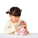 [80% new] Milu long hair sister suit 26cm children's toys girls birthday gift simulation doll play house toys 515389