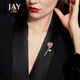Jay flower brooch women's small fragrant corsage suit accessories birthday gift for elders mother-in-law