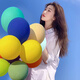 Shicai thickened colorful latex balloon birthday decorations confession scene children's National Day outdoor photo props F