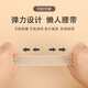 Fikawei lazy belt stretch canvas belt men and women casual outdoor student jeans military training all-match braided belt [square buckle] black