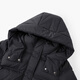 
Aijutu simple, atmospheric and fashionable long hooded down jacket EWRAJ4N728A Black 86 165/88A/L
