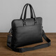 COW briefcase first layer cowhide large capacity men's handbag horizontal business bag computer backpack C-8626 black