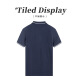 Shanshan [skin-friendly pure cotton] short-sleeved T-shirt men's summer business casual cool breathable lapel top men's T-shirt