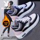 Playboy (PLAYBOY) women's shoes winter warm shoes women's plus velvet cotton shoes women's mid-high top sneakers women's sneakers women's 1539 pink 35