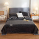 Hongdou Dual-purpose Milk Velvet Blanket Winter Thickened Warm Small Blanket Office Nap Blanket Space Gray 1.2*2.0m-Fine Milk Velvet Dual-Purpose Bedding