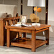 Mogao Space New Chinese Solid Wood Sofa Side Cabinet Light Luxury Small Coffee Table Simple Corner Living Room Table