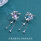 Dijing 925 silver earring clip for women without piercing ear bone clip ear tassel no need for piercing, no need to punch earrings without punching