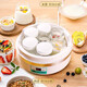 JAIADIYANG JAYDYRUN Machine de yogourt grande capacité 2l Homemade Yogourt Rice Vin Natto Machine de fermentation Home Machine de fermentation automatique Cup divisé White [7 Big Spots] + 304 Bottoms intérieur (20 petits paquets de machine de yogourt Fermentation Bactéries Bactéries