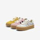 
Bestou Spring and Summer Shopping Mall New Retro Thick Sole Silver German Training Shoes Women's Casual Sports Shoes I9227CM4 Yellow/White 40