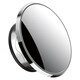 Miroir de réduction de la voiture de Lingmo Small Round Mirror Adsorption Grand champ de vue Assisté Artefact Artefact Car Miroir à mort Miroir Boucoir Mis à niveau avec adsorption-White [Raccord]