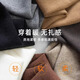 
ROMON sweater vest men's spring and autumn solid color v-neck light business casual and versatile sleeveless outer warm sweater vest coffee M 100-126Jin[Jin equals 0.5 kg]