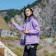 Lemon Plus Windbreaker de terciopelo debajo de los hombres y mujeres de la chaqueta de trabajo suave de la capa de la capa de la capa del estilo de la capa de plátano de plátano.
