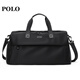 POLO golf clothing bag, men's nylon golf bag, golf clothing bag, portable golf bag black, independent shoe compartment