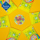 Rainbow Sam Adhip Store Rainbow Candy Acid Powder Candy Candy Super Sour Lemon Candy Cinq saveurs pour le plaisir, Sac entier 690G (15G * 46 Small Packet)