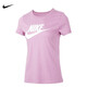 Nike (Nike) Kurzärärmelte Frauenkleidung 2025 Sommer New Sports Running Atmable Sweat bequemes lässiges rundes Nacken T-Shirt Bv617 Bv6170-695 Lila runder Nacken s
