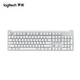 Logitech K865 Wireless mechanischer Tastatur Bluetooth-Tastatur 104-Key-Keyboard-Gaming-Tastatur in vollem Umfang (Upgrademodell K845) Daily Business Office-Tastatur K865 White-White Transparent KeyCap