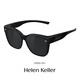 Gafas Helen Keller para miopía Juego especial de gafas para hombres y mujeres, gafas de sol de polarización UV, gafas de sol, ht005p01