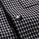Septwolves Jacke Herren Wolle Lapper Wolljacke Herren Winter warm warm bequeme karierte winddichte Kleidung Herrengeschäft 001 (schwarz) 175/92a (xl)