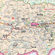 Neue 2025 Tibet Autonomous Region Map 1068*749 mm Papierwandaufkleber Politische Region Gelände Transportmittelkarte