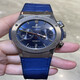 [Second-main 95 NOUVEAU] HUBLOT MONS'S Watch Classic Series Classic Series Fusion Titanium Automatic Mécanique Match Match Match Match de luxe Chronograph Blue Disc 541.NX.7170.lr