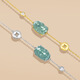 Cuiyingfu Natural A-Grade Jade Blue Water Pixiu S925 Silber eingelegtes Armbandeis Jade Männer und Frauen High-End-Handdress