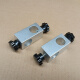 
Optical shaft cross clamp fixing seat fixing aluminum strip cylindrical connector shaft clamp cross bracket top wire clamp iron shaft clamp aluminum alloy 12122 plum blossom screw