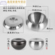 Bottle bowl and rice bowl in temple tableware vegetarian bowl monk rice bowl stainless steel double-layer heat insulation monk rice bowl for meal cotton bowl bag-coffee color