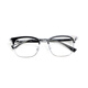 
Connant (CONANT) aspherical myopia glasses can match the degree of 9766 Academy Feng Siwen eyebrow wire frame titanium alloy frame 144 Black silver-C2 with Connant 1.60 Laibao film lens