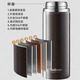Nuobaifen Magnetic Bomb Tea Wasserabteilung Teetasse hochwertige große Kapazität Wärme Tasse im Freien Gesundheit Teetasse T3523 Zitronengelb 750 ml