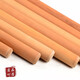 Luda pear wood rolling pin, solid wood rolling pin, household rolling pin, round head, dumplings, steamed buns, leather stick, baking tool, pear wood rolling pin, 27cm long, 2.8cm thick, free 2 20cm steamer cloth