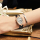 Kassaw Swiss Certified Watch Women's Queen Queen-Serie Frauen Gesichtsgürtel Persönlichkeit Oval Diamond-Set Small Dial Watch Flaggschiff-Version K825L Elegant Silber